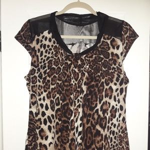 Leopard/Cheetah print top